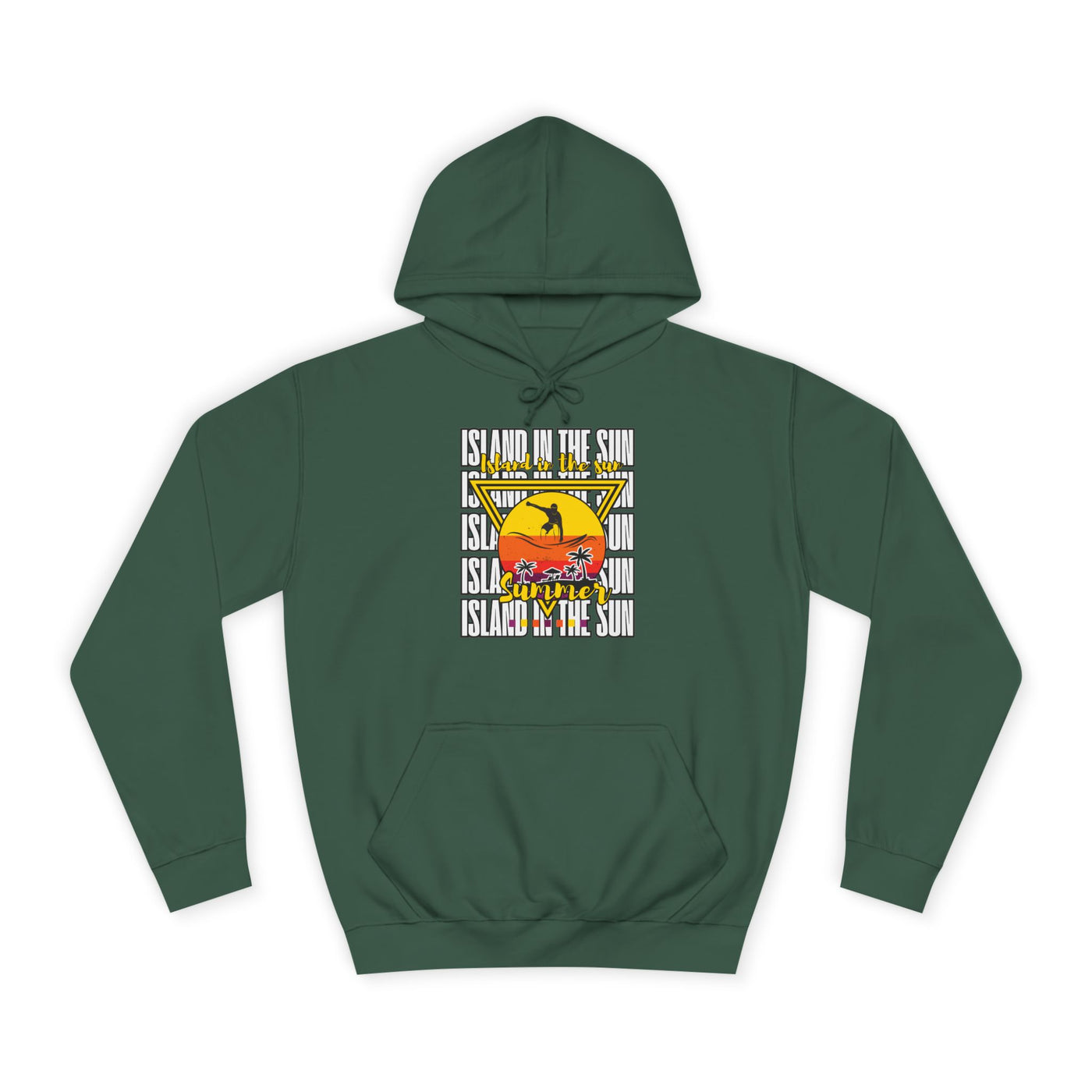 Vibrant College Spirit Hoodie, Unisex College Hoodie