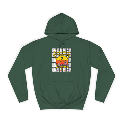 Vibrant College Spirit Hoodie, Unisex College Hoodie