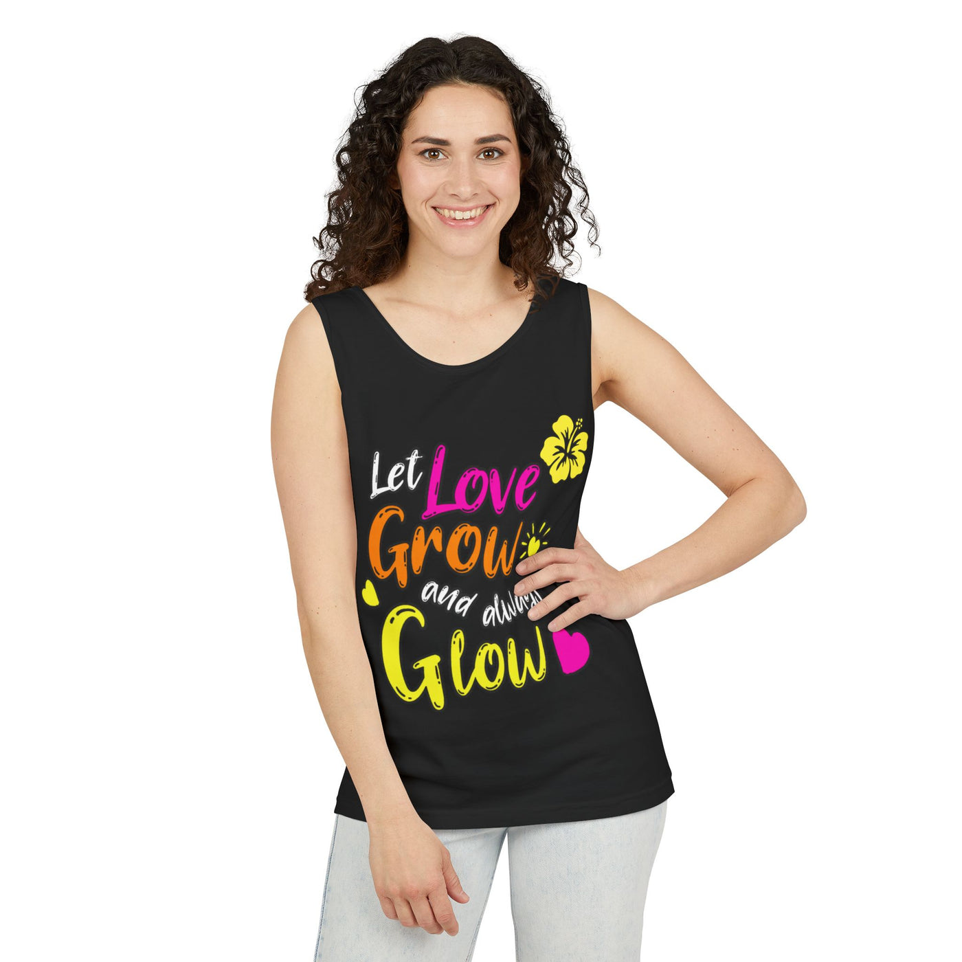 Tank Let Love Grow ... , Motivational Workout Shirt
