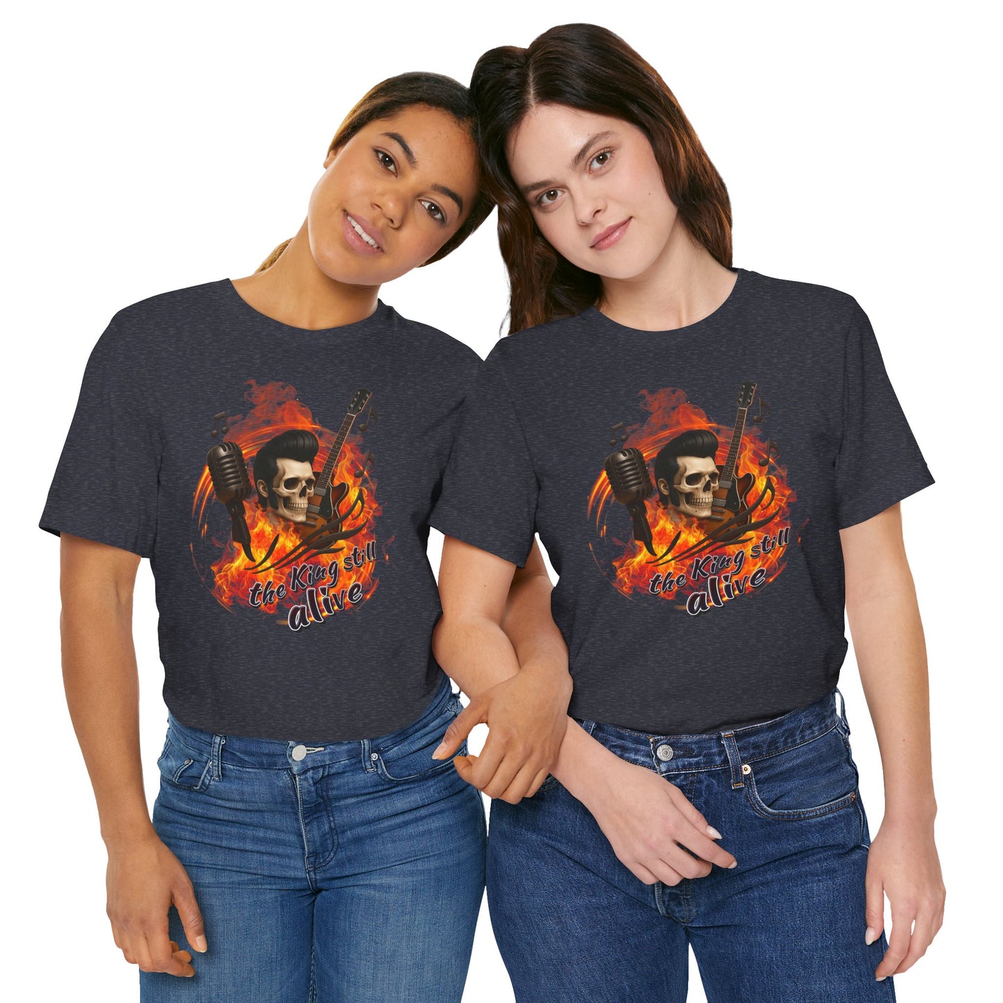 Music Vibes Unisex Jersey Tee - 'The King Still Alive' Graphic T-Shirt