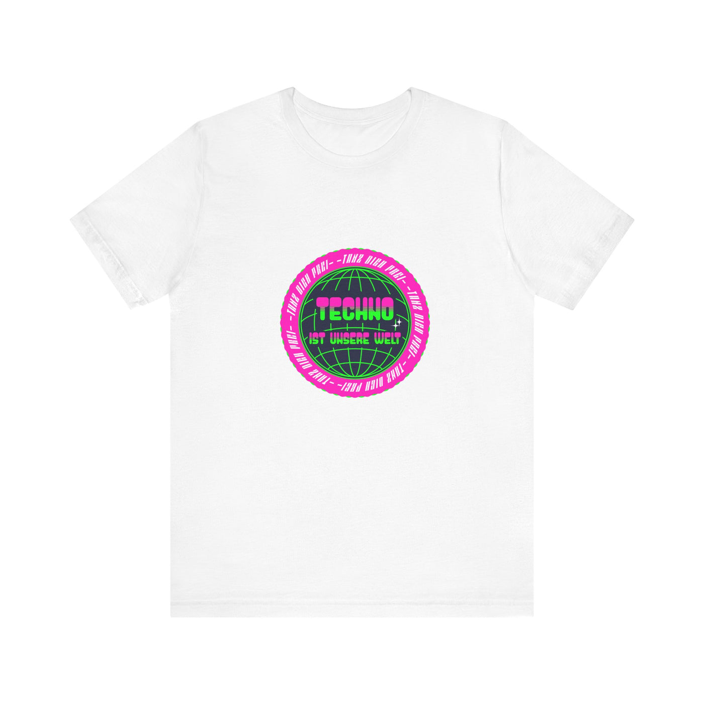 Tanz dich frei - Retro Techno Vibe Unisex Tee, Dance Party Shirt, Gift for Ravers, Festival Fashion,