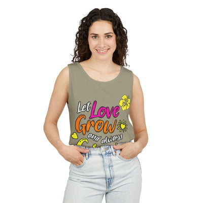 Tank Let Love Grow ... , Motivational Workout Shirt