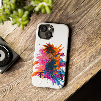 "unbesiegbare Seele" Tough Cases - Colorful Anime Phone Case Handyhülle