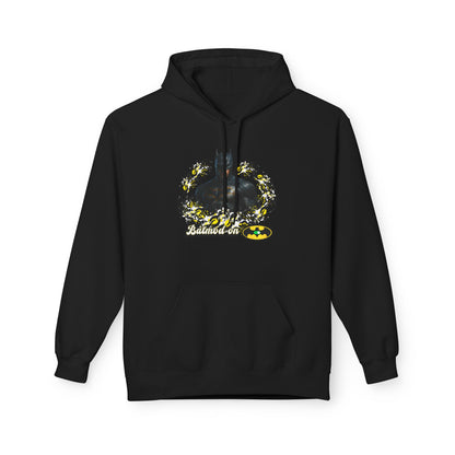 Batman-Inspired Unisex Fleece Hoodie, "Batmod on"