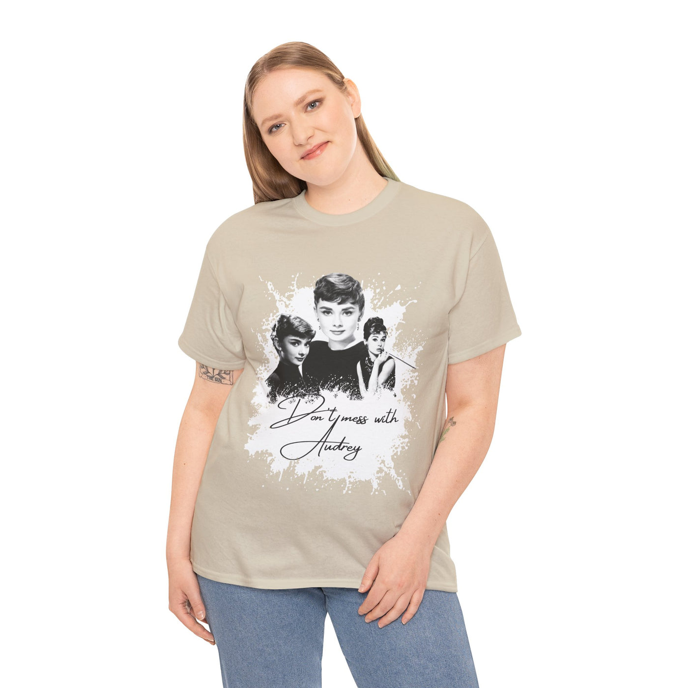 Don't mess with Audrey - Audrey Hepburn T Shirt