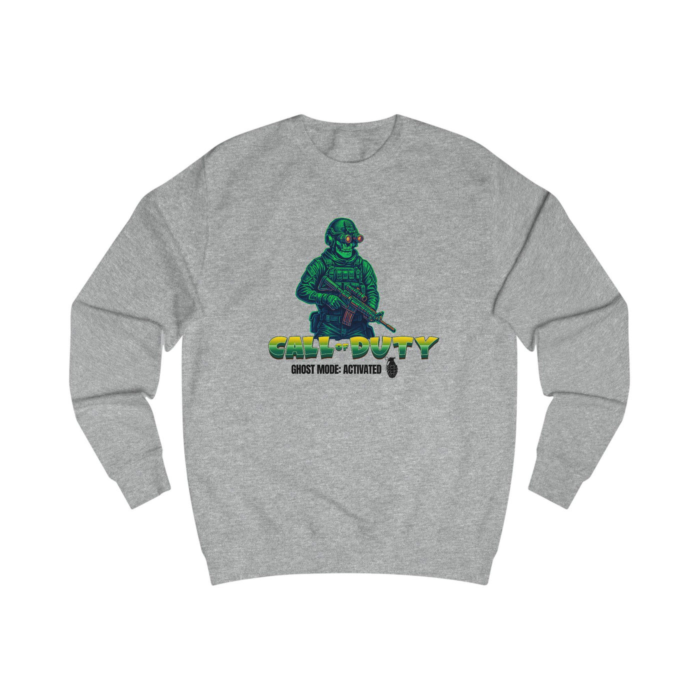 Gaming Inspired Unisex Sweatshirt - 'Call of Duty: Ghost Mode Activated'