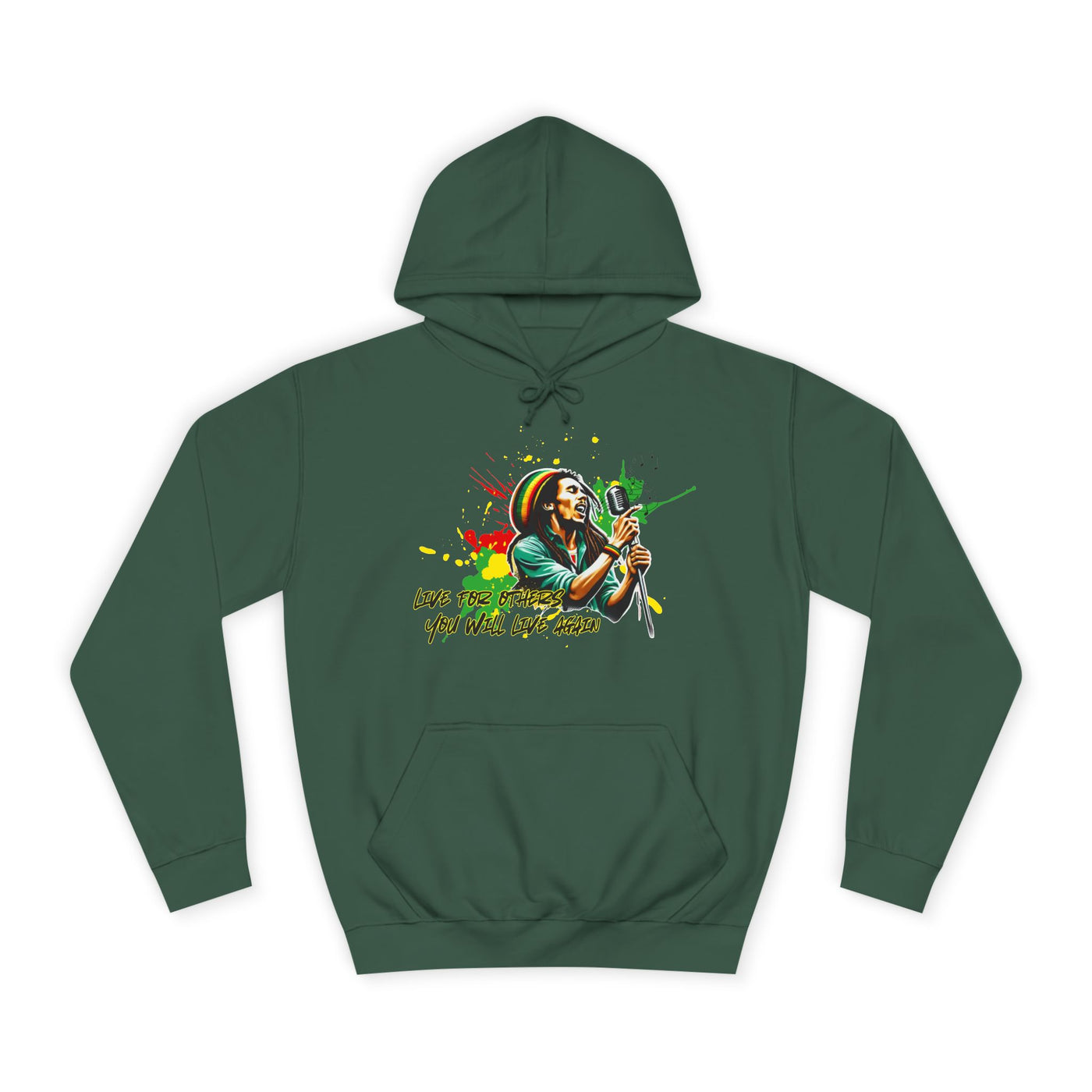 Live for others B  o  b   M a r l e y Hoodie