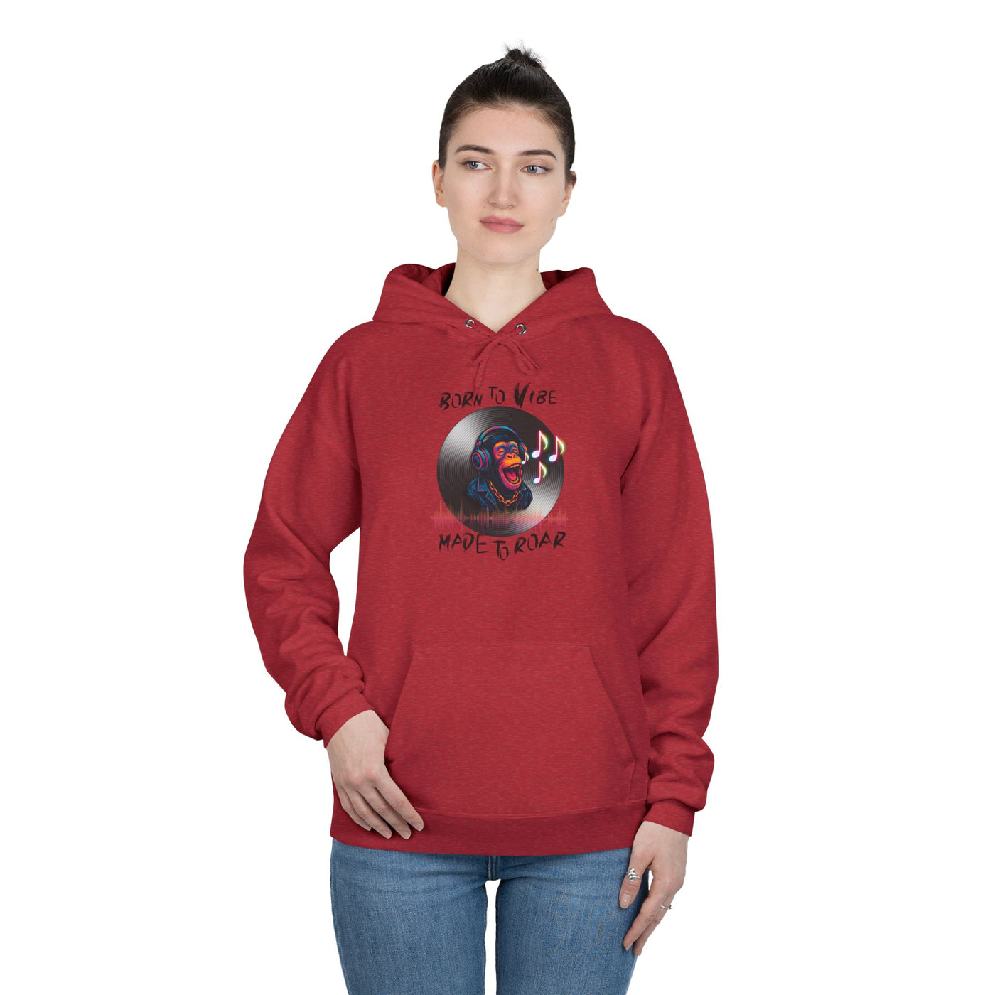 Born to Vibe Hoodie - cool monkey design / Monkey