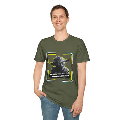 Yoda-Inspired Unisex T-Shirt - 'MIR NICHT AUF DEN... GEHEN DU SOLLST'