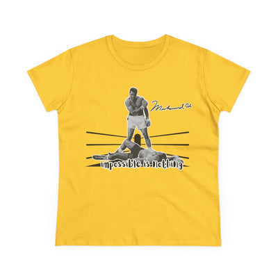 Women's nothing impossible Muhammad Ali