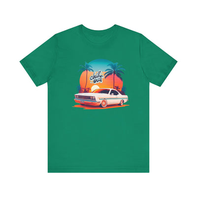 Chill Out Retro Car Tee - Unisex Jersey Short Sleeve Shirt