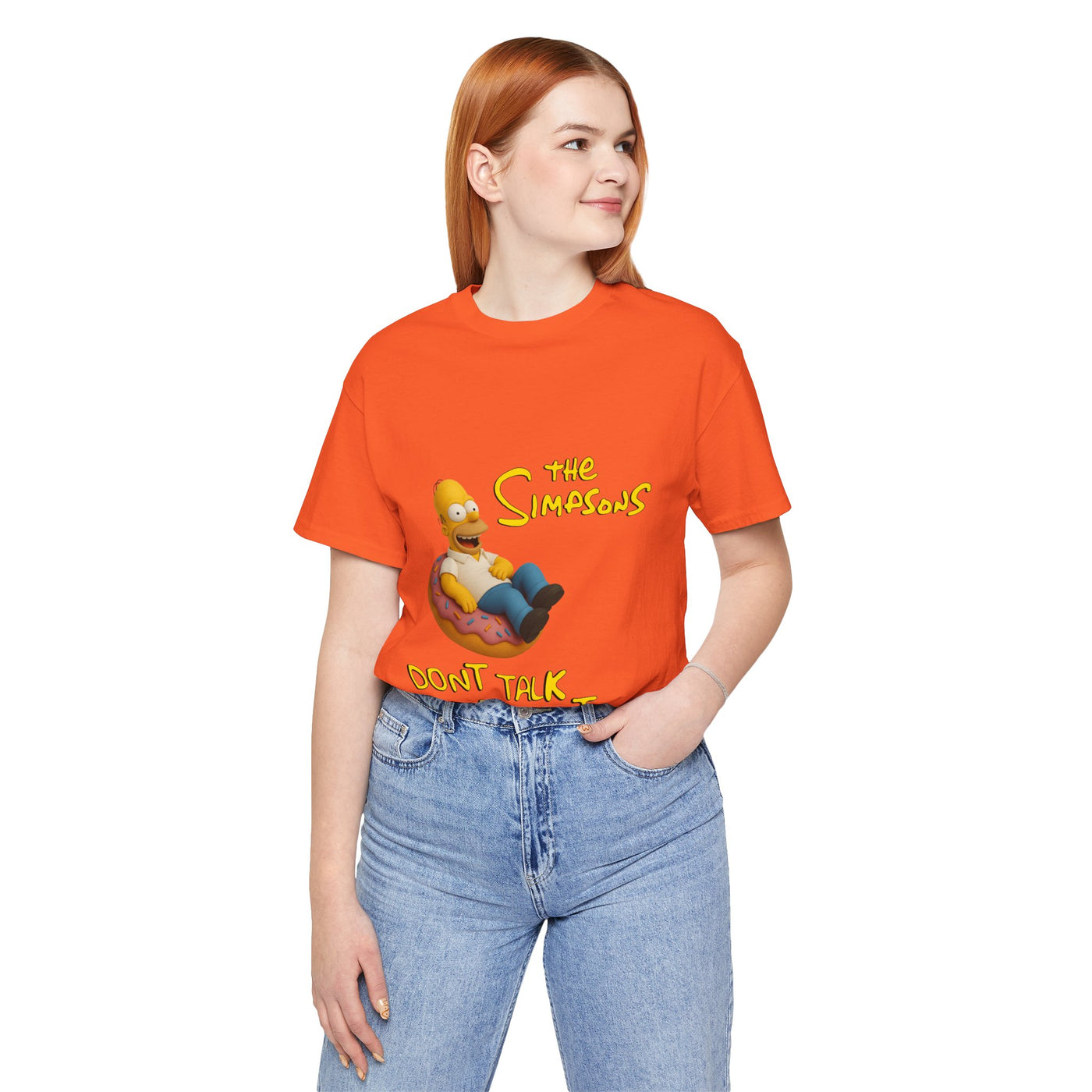 The Simpsons Donut Lover Tee - Funny Graphic T-Shirt -unisex