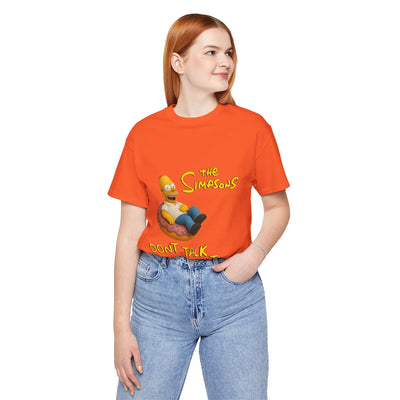 The Simpsons Donut Lover Tee - Funny Graphic T-Shirt -unisex