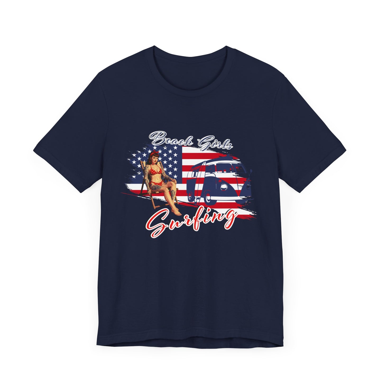 Beach Girls Surfing USA