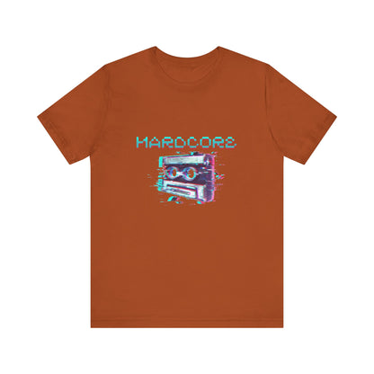Techno - Hardcore Never Dies - Retro Graphic Tee, 90s Aesthetic Shirt unisex