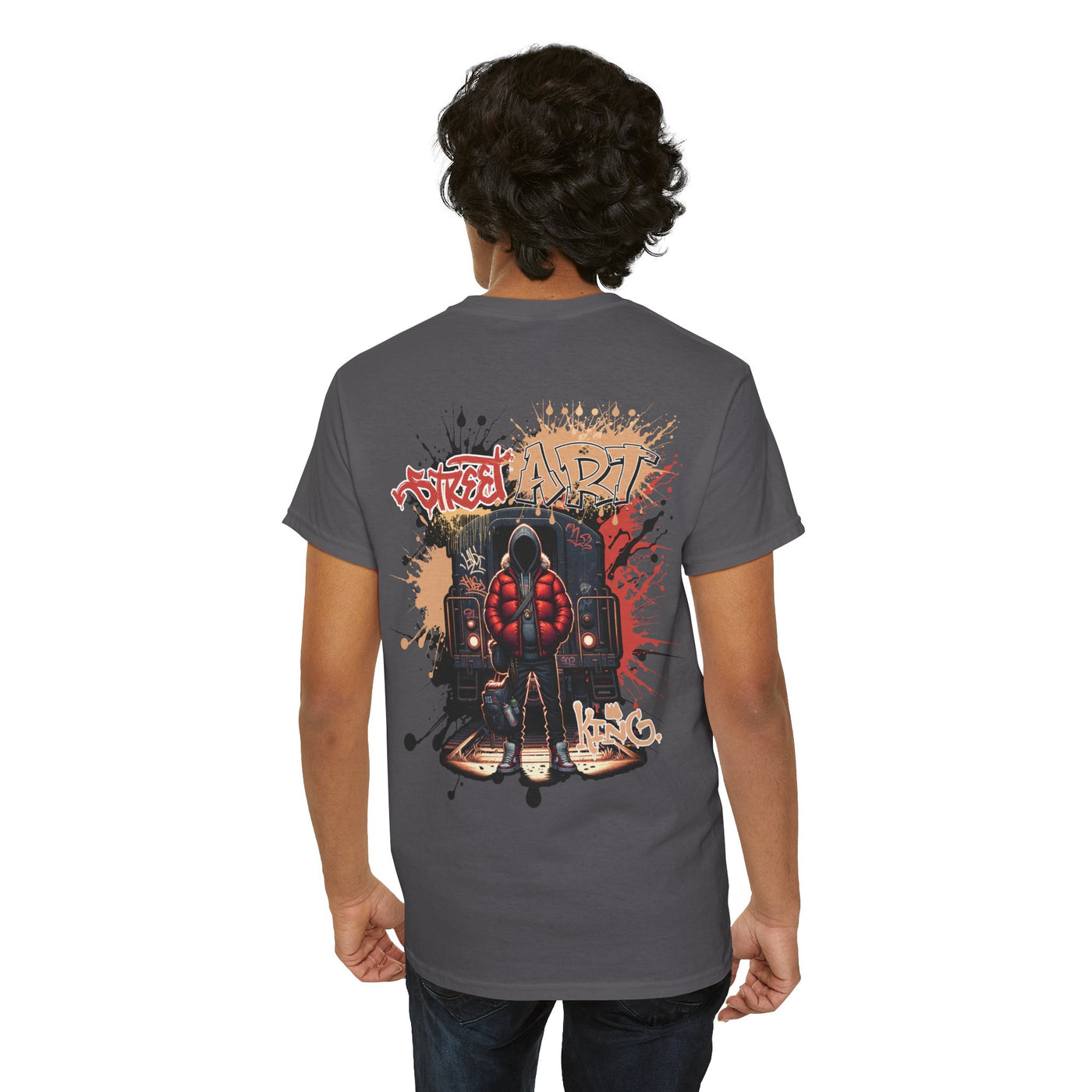 Urban Street Art Tee, Graphic T-Shirt, Casual Wear, Artistic Gift, Street Style Top, Hip-Hop Fashion Shirt Unisex - Graffiti