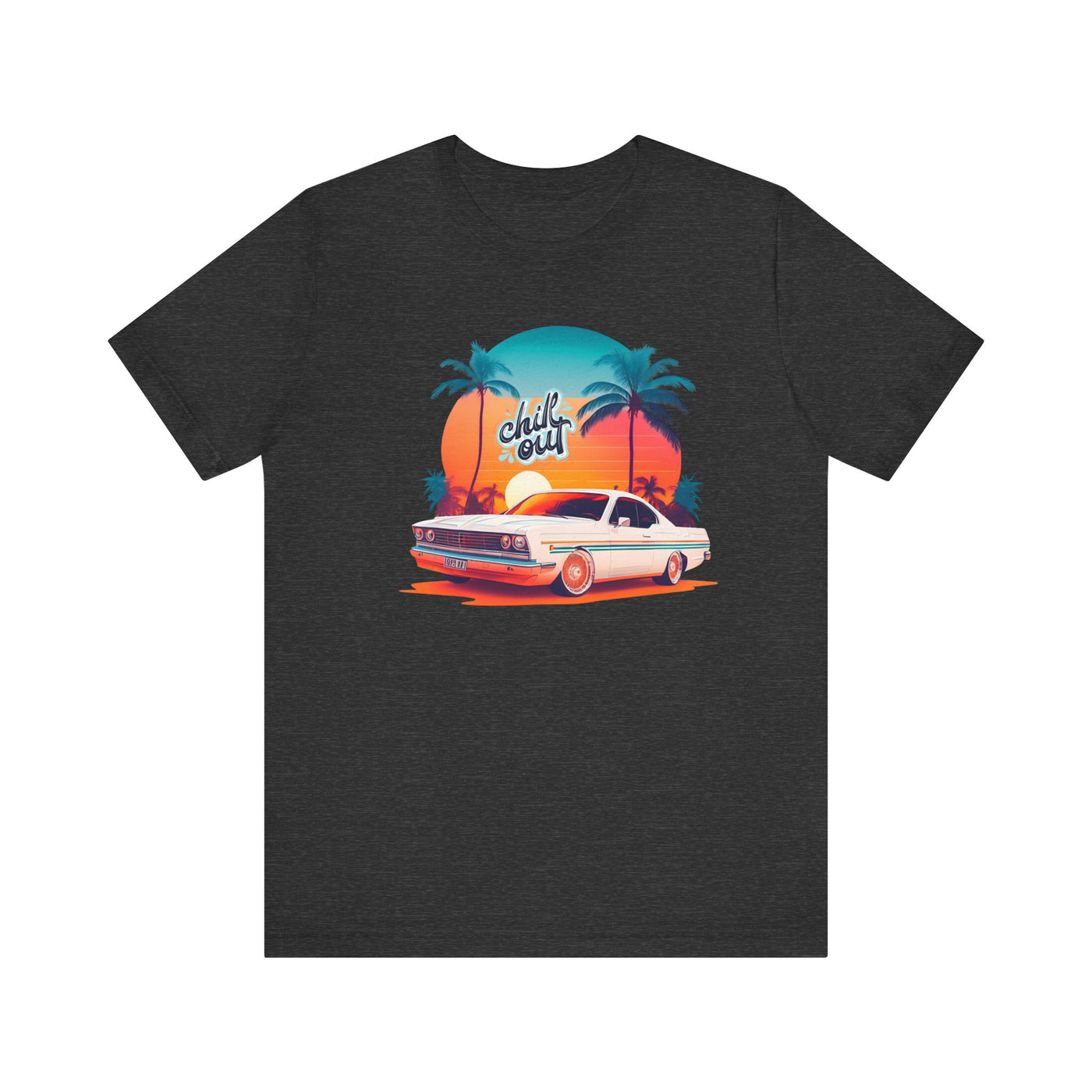 Chill Out Retro Car Tee - Unisex Jersey Short Sleeve Shirt