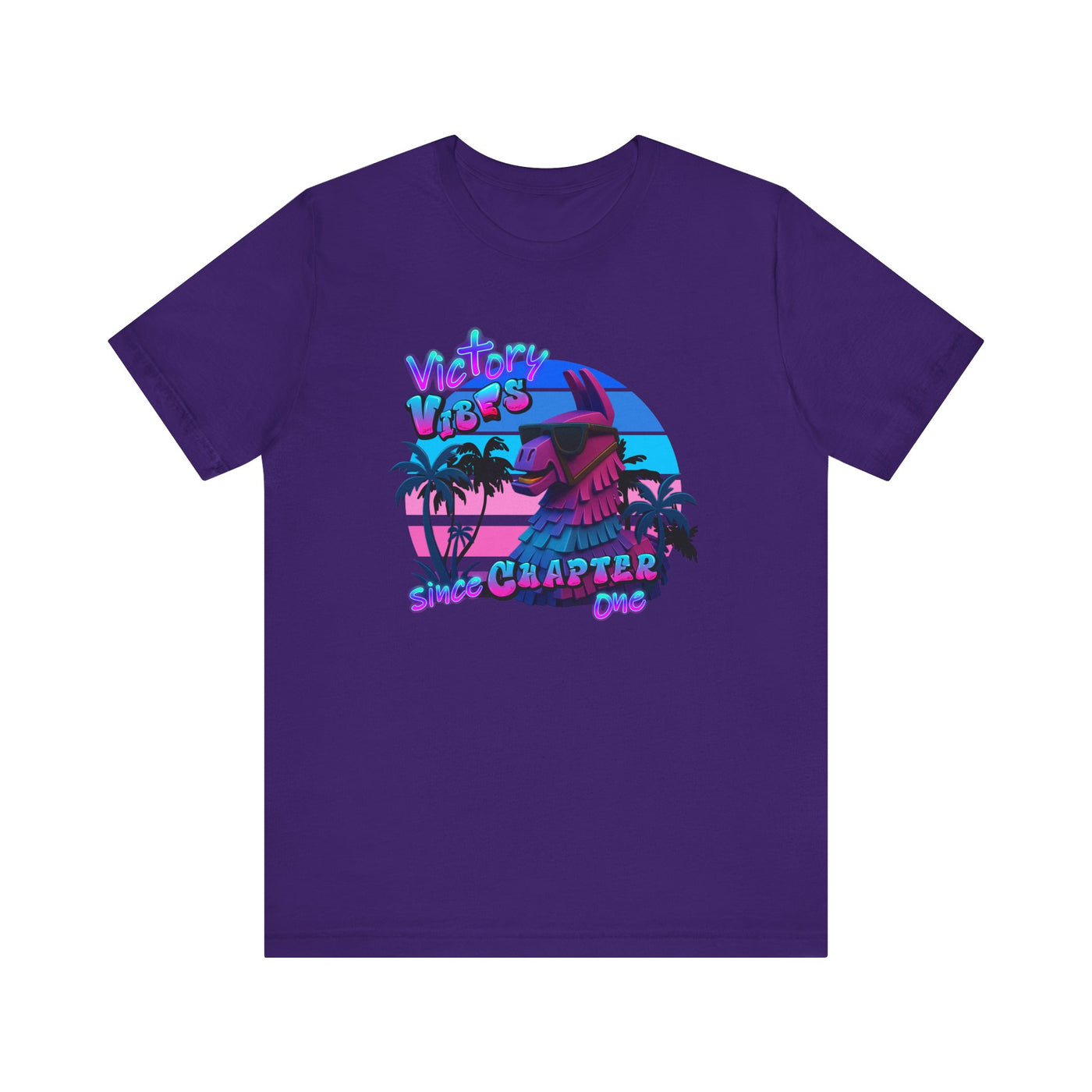 Retro Fortnite Vibe Unisex Short Sleeve Tee - 'Victory' Chapter One Graphic