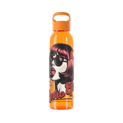 Retro Girl Stainless Steel Water Bottle, Sport Hydration, Wasserflasche