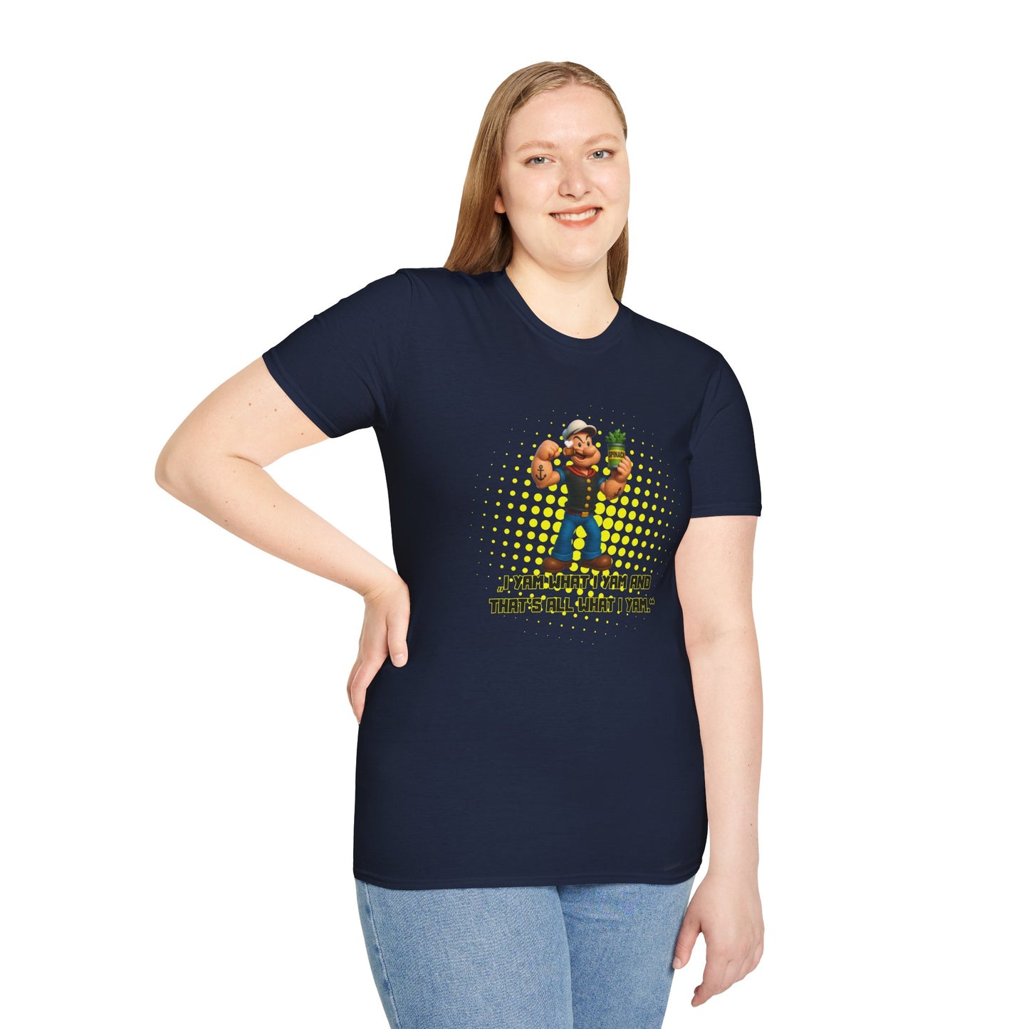 Retro Popeye Unisex Softstyle T-Shirt