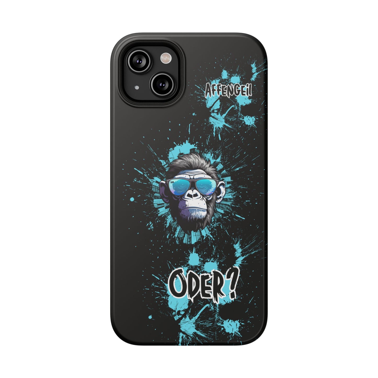 Affengeil - oder? Trendy Gorilla Phone Case - Impact-Resistant, Bold Design for Animal Lovers