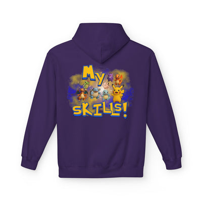 Pokemon Skills Hoodie, Unisex Pokemon Sweatshirt, Cute Hoodie