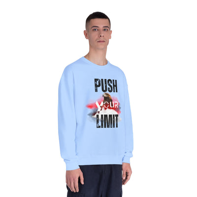 Motivational Crewneck Sweatshirt - "Push Your Limit" 