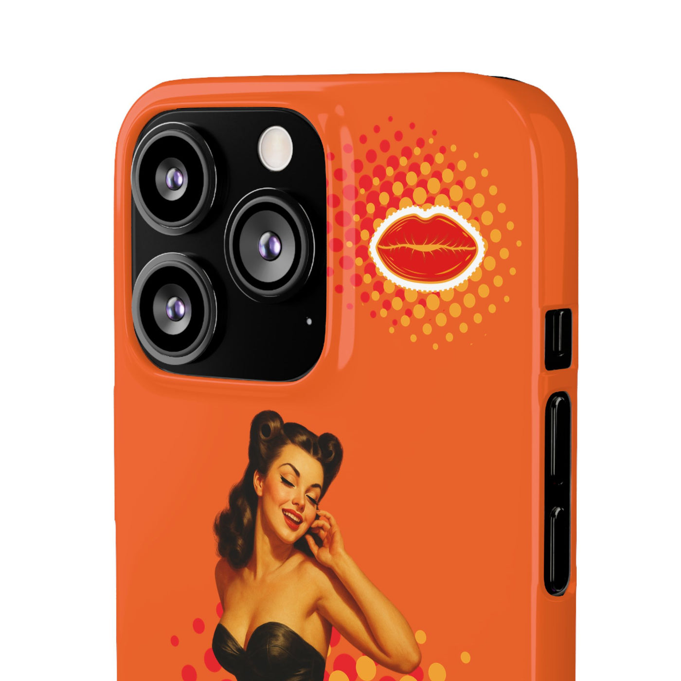 Retro Pin-Up - Handyhülle - Snap Case - Bold 'Wow' Design