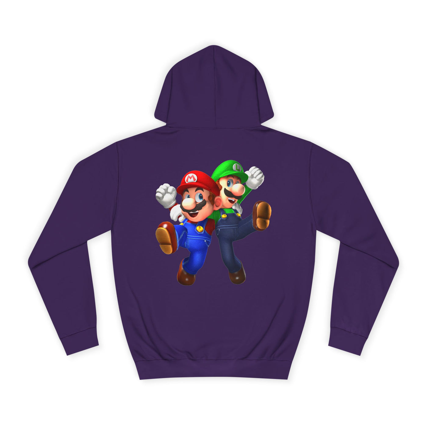 Super Bros College Hoodie, Unisex Gaming Hoodie