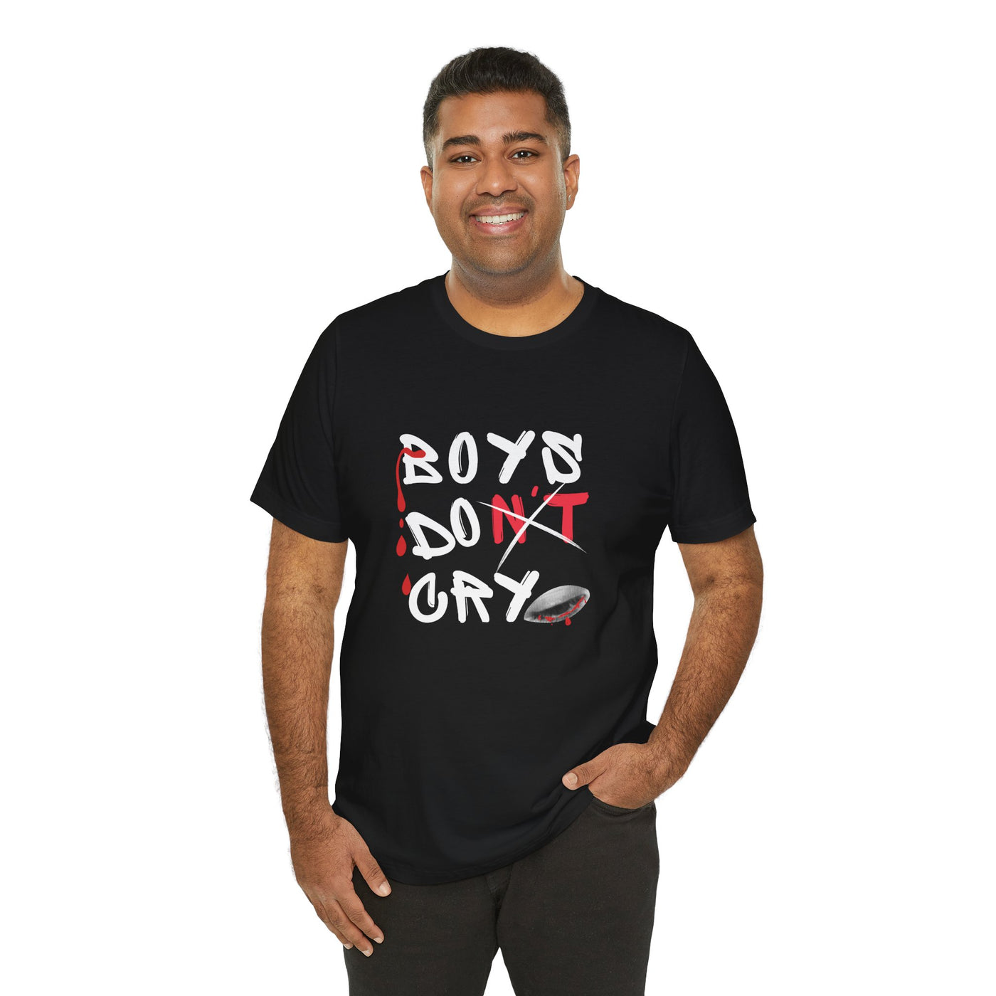 Boys Don't Cry for Men, Casual T-shirt