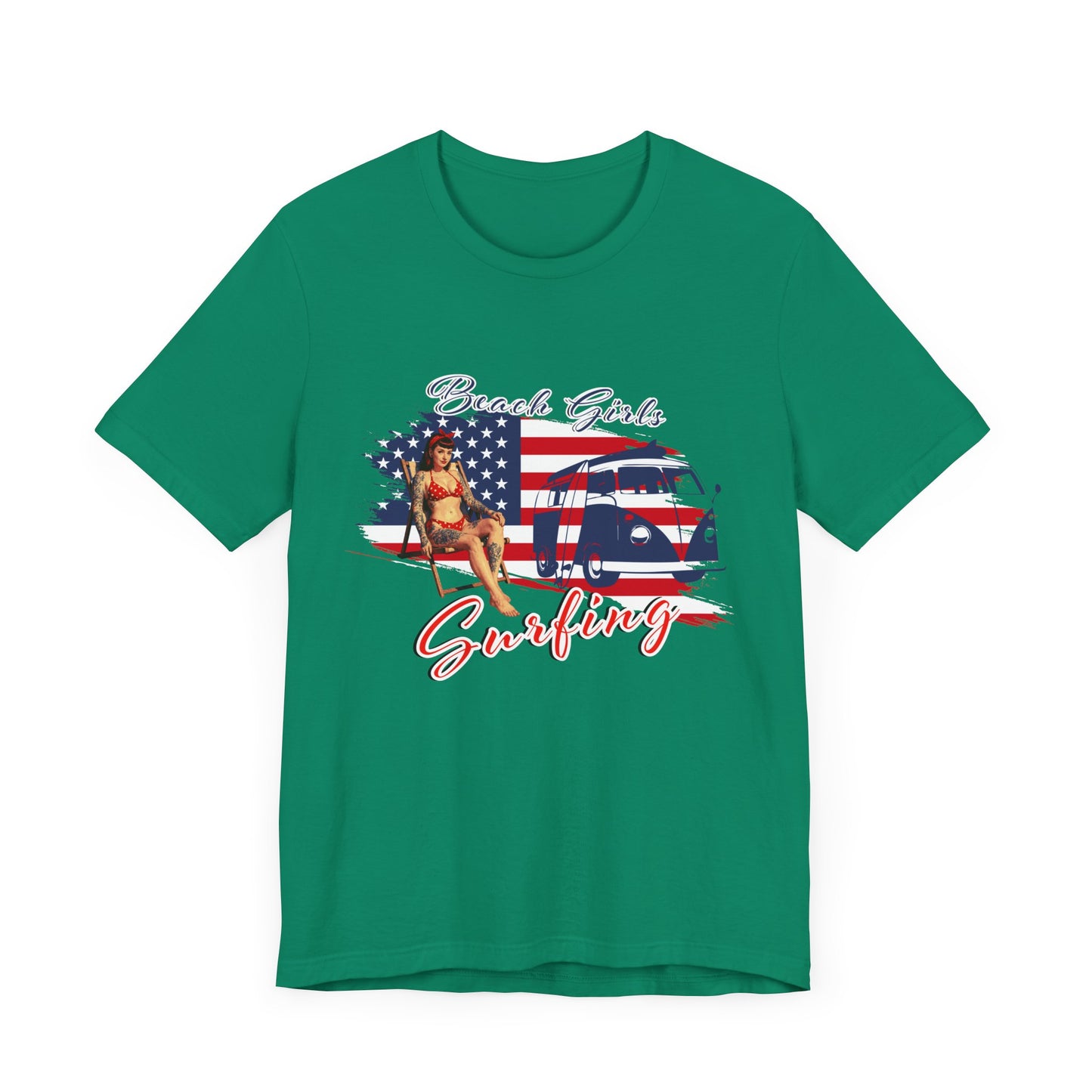 Beach Girls Surfing USA