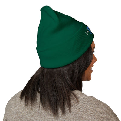 Vibrant "BeYoutiful" Cuffed Beanie - Stylish Embroidered Hat for Self-Expression