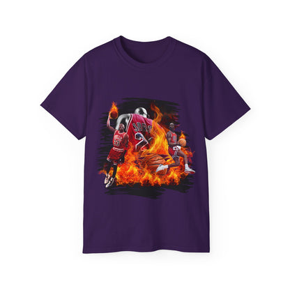 Basketball Jordan, Cool Sports Shirt, Unisex Cotton T-Shirt