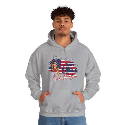Beach Girls Surfing USA Hoodie