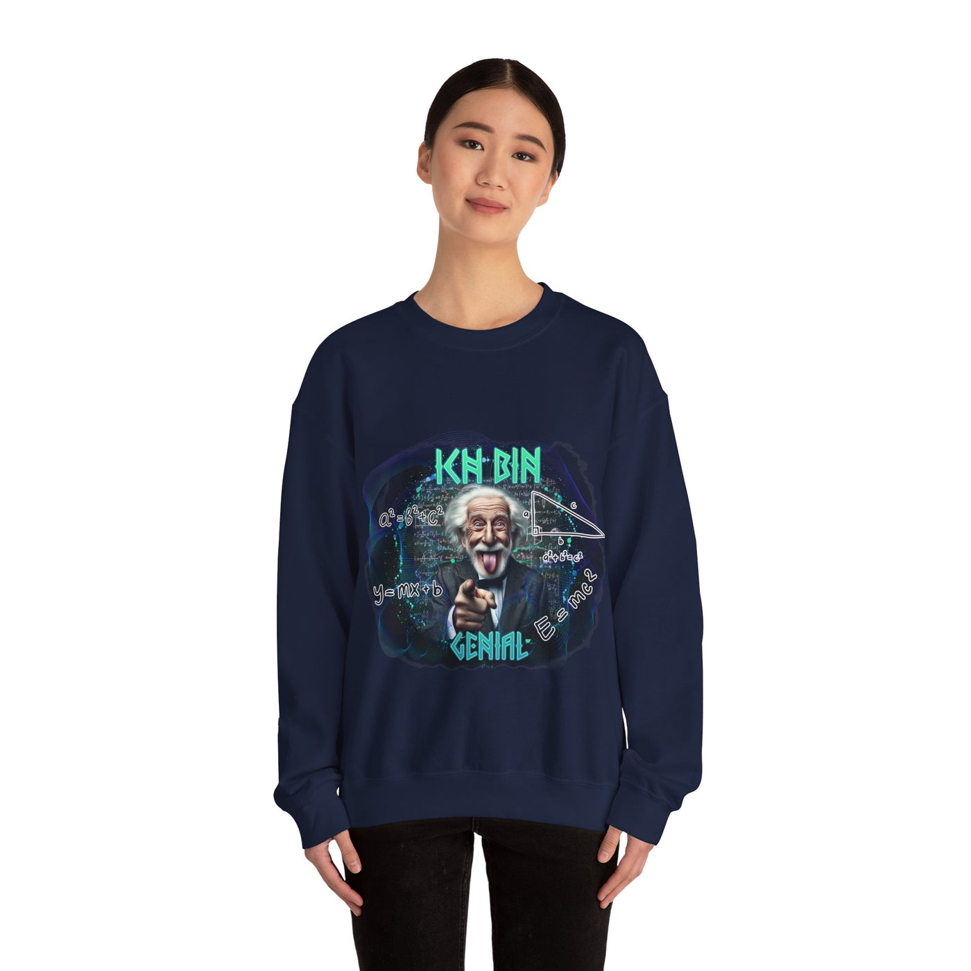 Sweatshirt 'ICH BIN GENIAL' unisex
