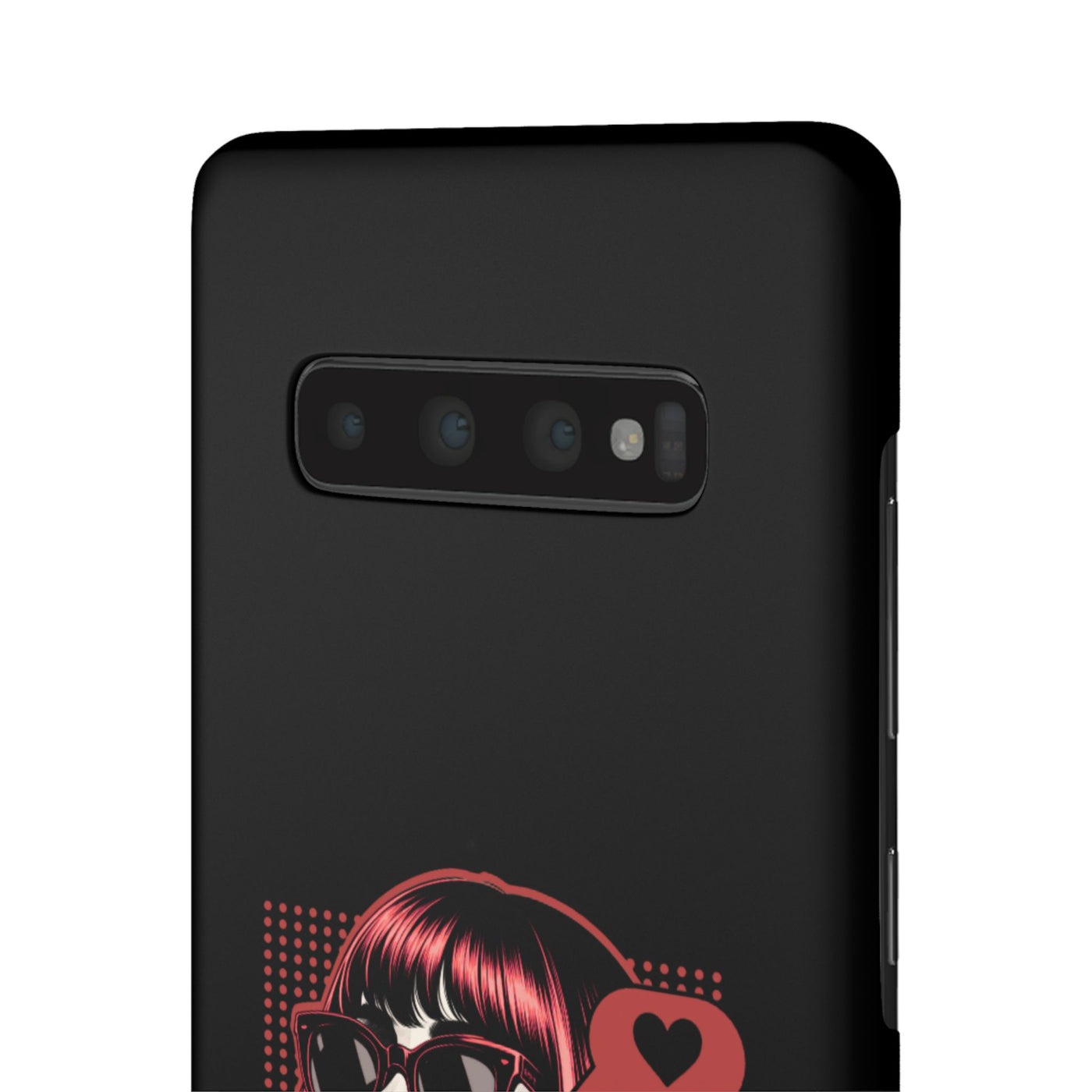 Retro Girl Snap Case Handyhülle