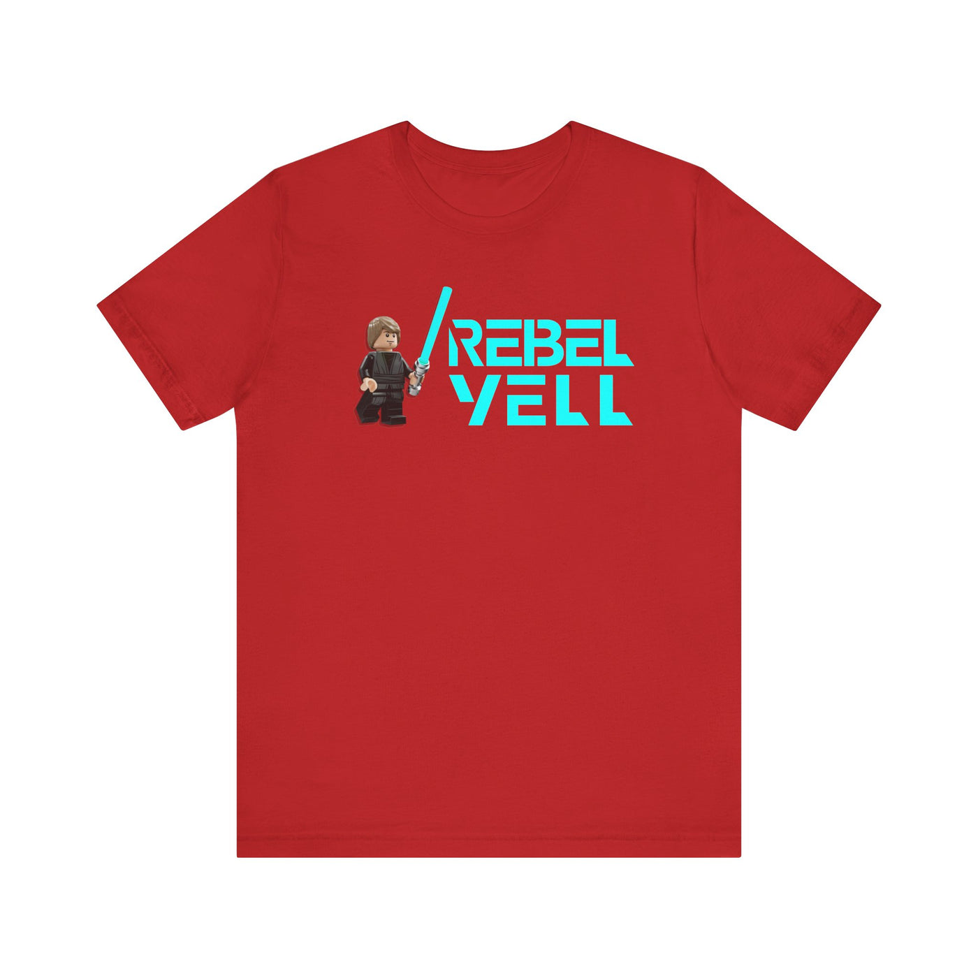 Cool Rebel Yell Luke Skywalker Unisex Jersey Tee - Short Sleeve Graphic T-Shirt for Fans
