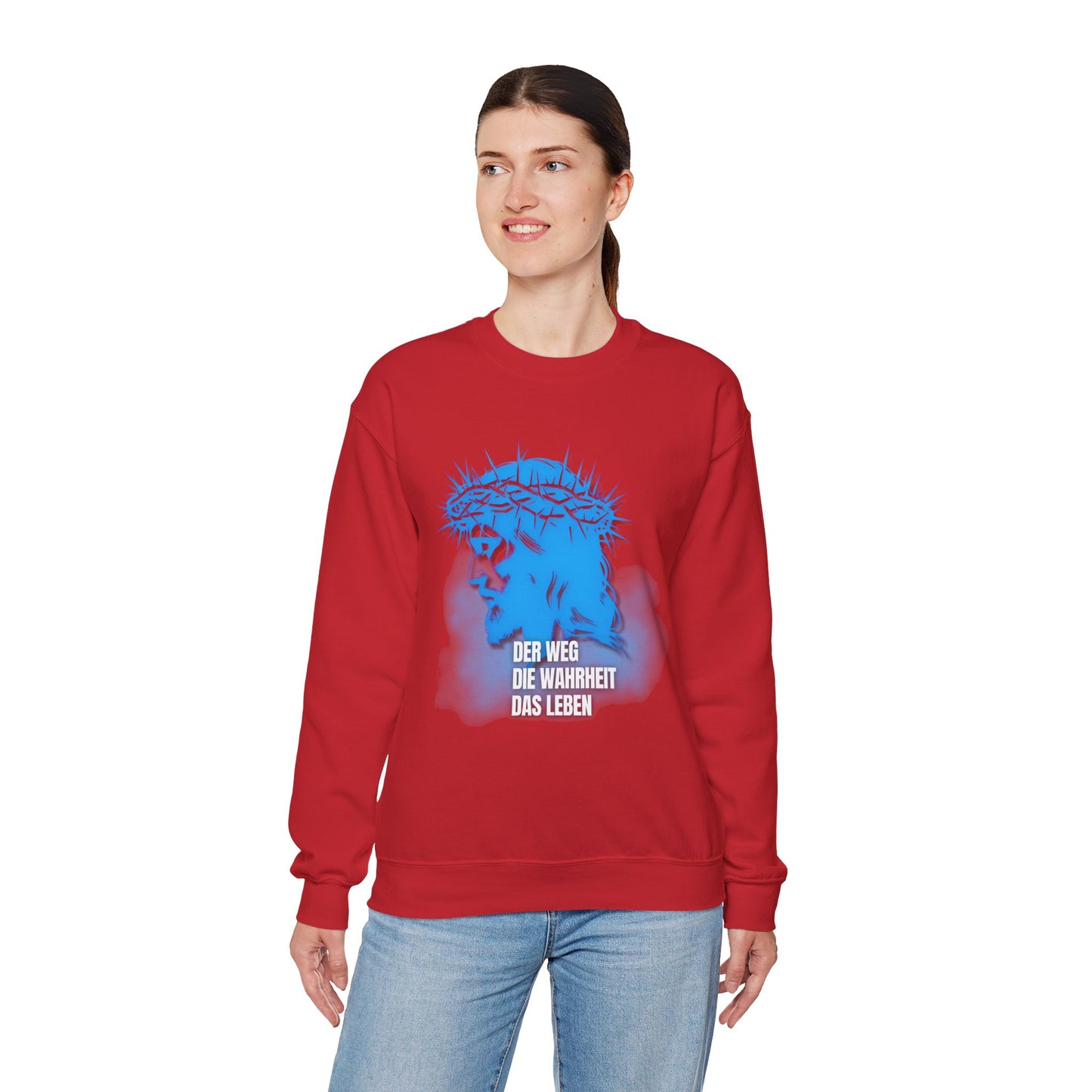 Sweatshirt Jesus "Der Weg - Die Wahrheit - Das Leben"