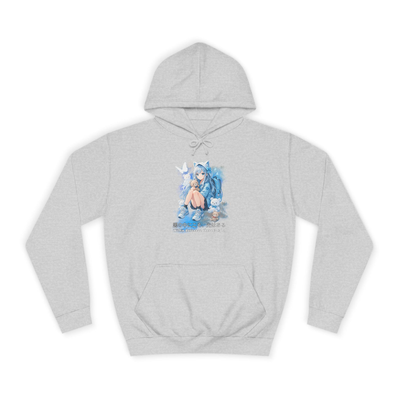 Hoodie, Anime Sweatshirt "Within darkness there is a light"