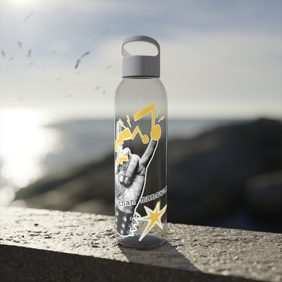 Rock 'n' Roll Water Bottle, louder than manowar