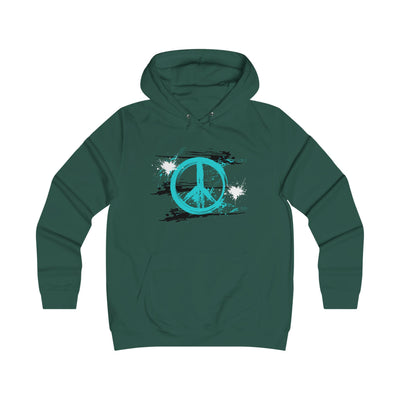 Peaceful Vibes College Hoodie, Trendy College Apparel, Gift for Students, Casual Wear, Inspirational Graphic Hoodie, Peace Symbol Fashion