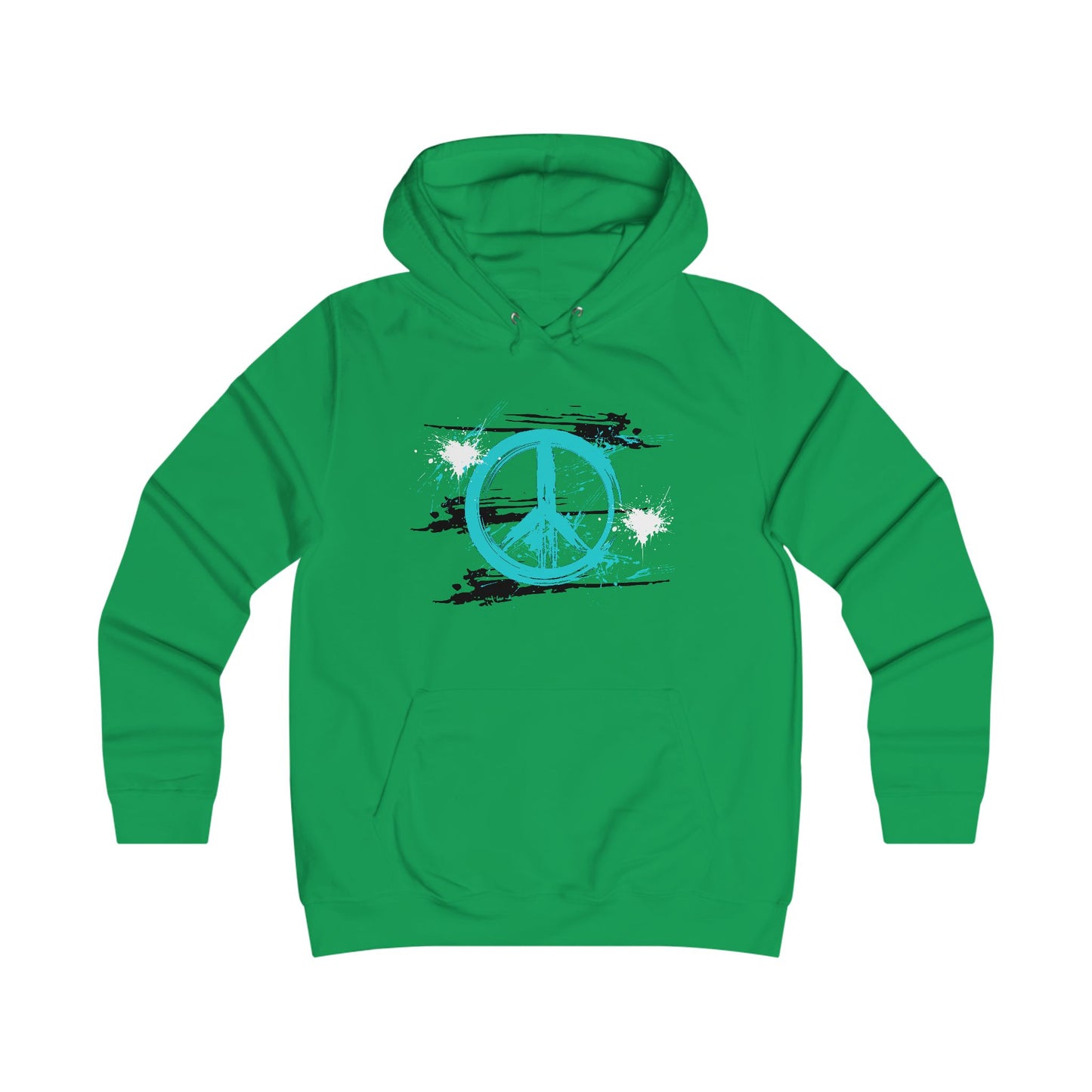 Peaceful Vibes College Hoodie, Trendy College Apparel, Gift for Students, Casual Wear, Inspirational Graphic Hoodie, Peace Symbol Fashion