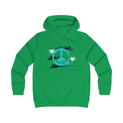Peaceful Vibes College Hoodie, Trendy College Apparel, Gift for Students, Casual Wear, Inspirational Graphic Hoodie, Peace Symbol Fashion