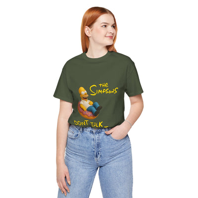 The Simpsons Donut Lover Tee - Funny Graphic T-Shirt -unisex