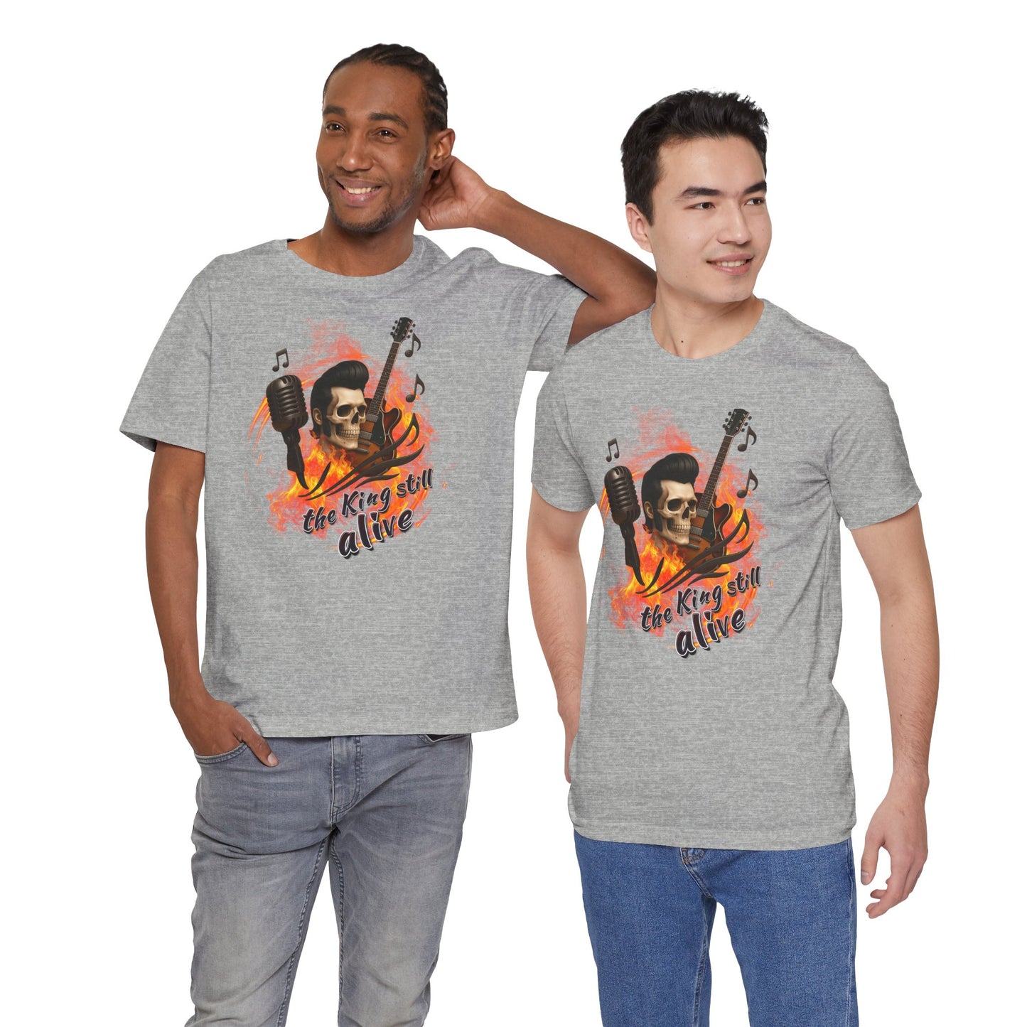 Music Vibes Unisex Jersey Tee - 'The King Still Alive' Graphic T-Shirt