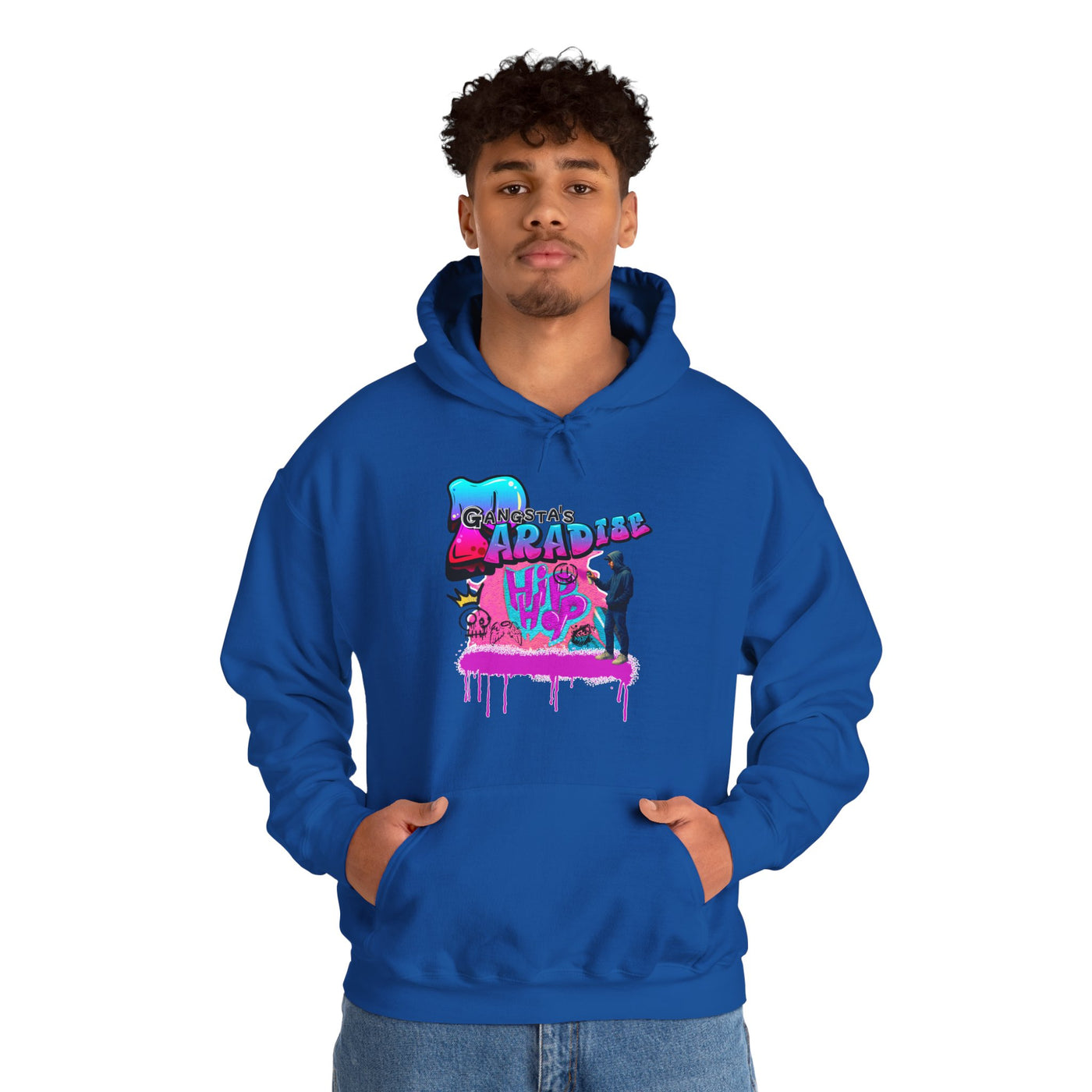 Hoodie Hip Hop Graffiti Design