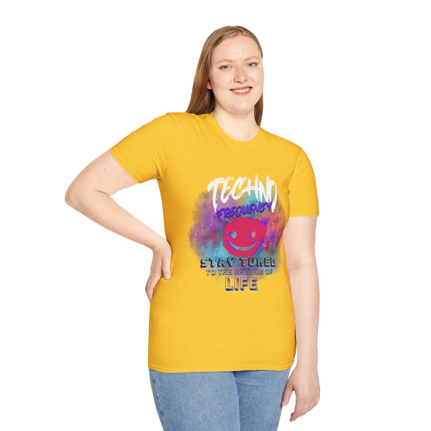Techno Vibe Unisex T-Shirt | Stay Tuned to the Rhythum of Life