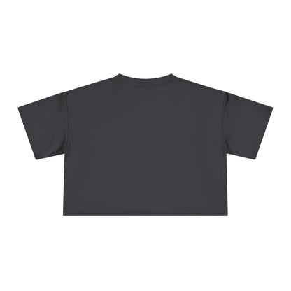 Skateboarding Women's Crop Tee - Keep On Skatin' &amp; Fall Ride Graphic T-Shirt