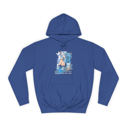 Hoodie, Anime Sweatshirt "Within darkness there is a light"