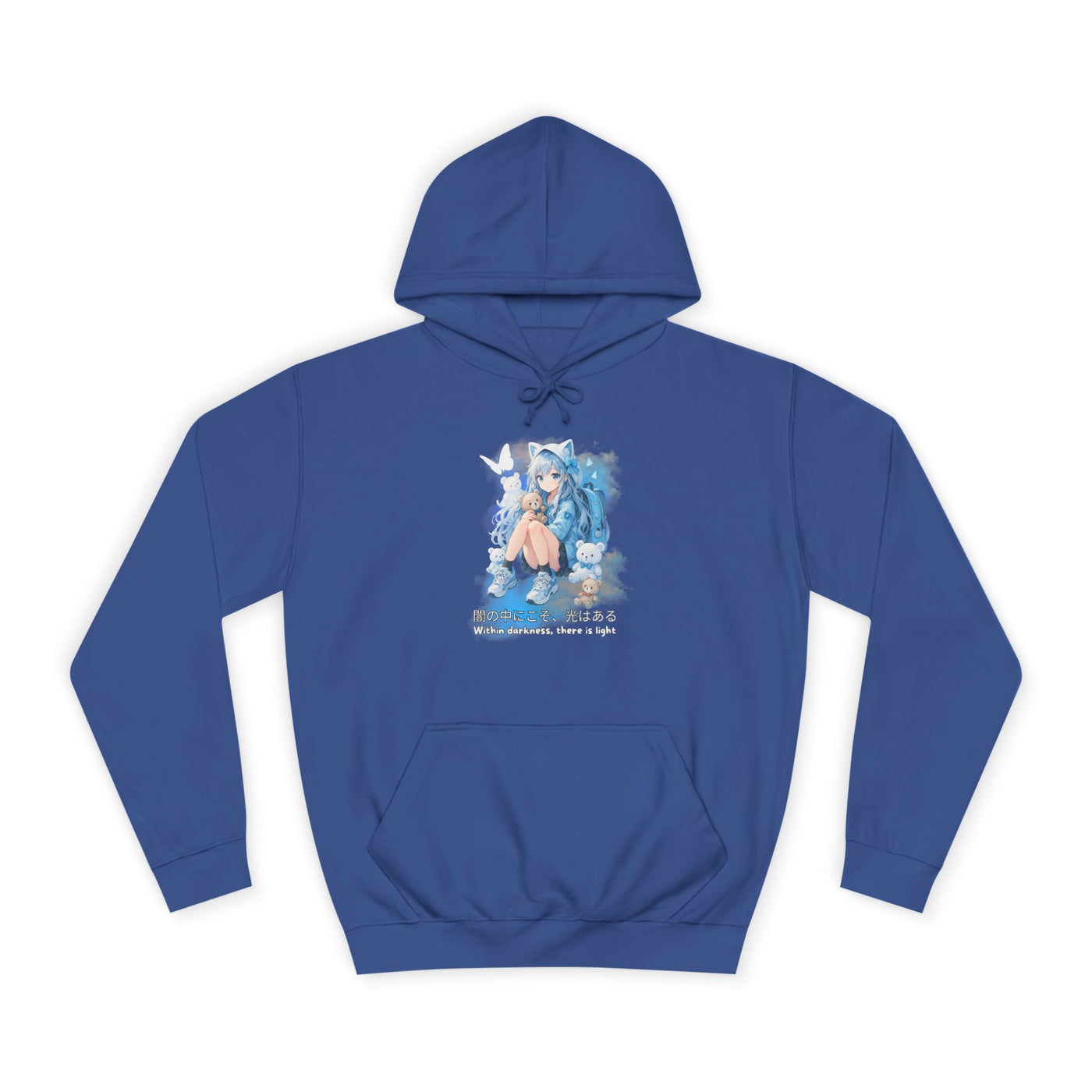 Hoodie, Anime Sweatshirt "Within darkness there is a light"